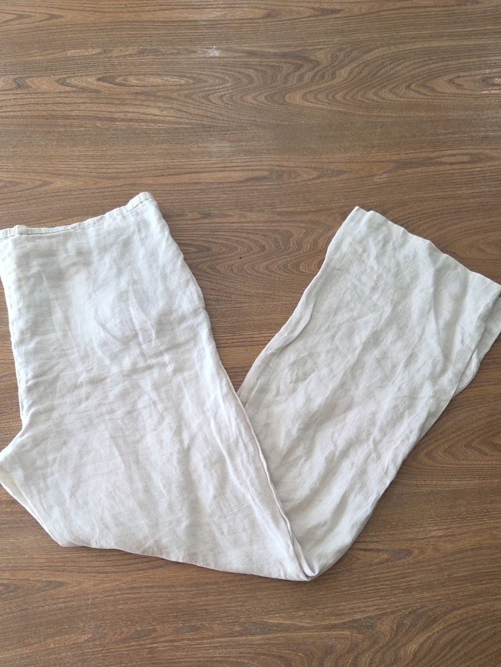 Women's Straight-Leg Linen Pants